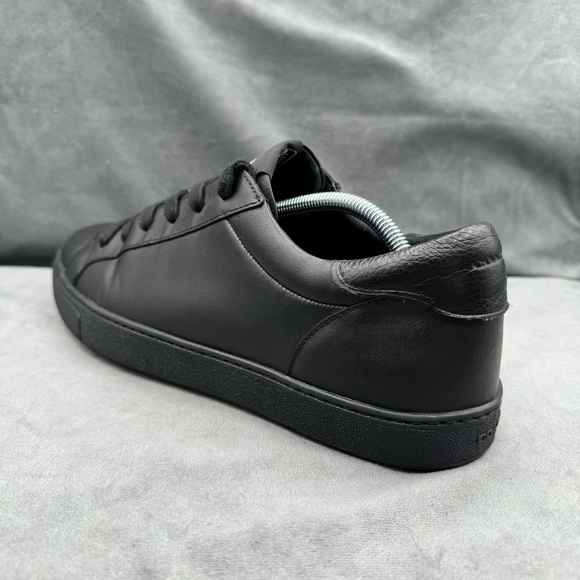 Coach C126 Low-Top Sneakers Men’s Shoes Size 12 Black Leather Stylish Comfort - Picture 6 of 14